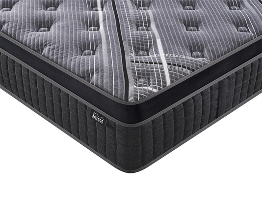 Cama de primavera de bolso em uma caixa para uso em casa e no hotel