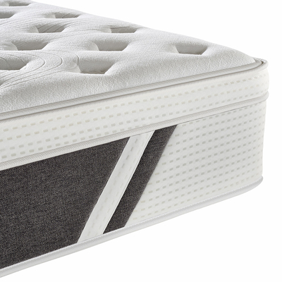 Euro Top Lattex espuma 7 zonas rolou Pocket Spring colchão King Size