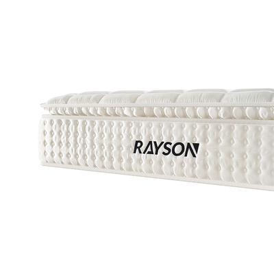 6 Star Hotel Plush Queen King Size Colchão Pocket Spring Gel Memory Latex Zoned Colchão Pocket Spring Coil