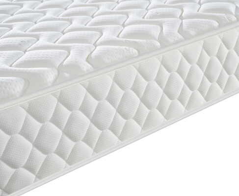 Colchão de molas ensacadas de nível hoteleiro 3 estrelas – tecido superior branco, anti-distúrbios, suporte ergonômico, personalizável para projetos de hotéis em massa